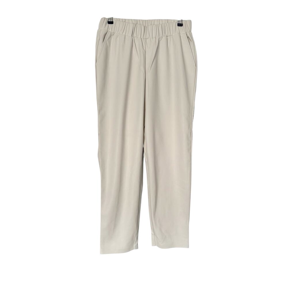 NWT The Drop Lindnyc Faux-Leather Jogger Pants Size L - Picture 2 of 9